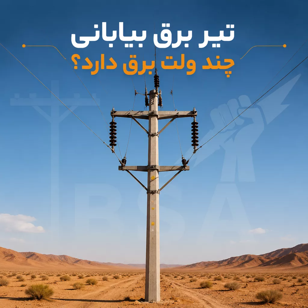 تیر برق بیابانی چند ولت برق دارد؟ خطرات و نکات ایمنی